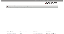 Desktop Screenshot of equinoxmed.com