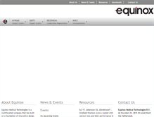 Tablet Screenshot of equinoxmed.com